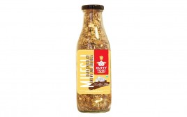 Nutty Yogi Dark Chocolate And Walnut Granola Muesli  Glass Bottle  250 grams